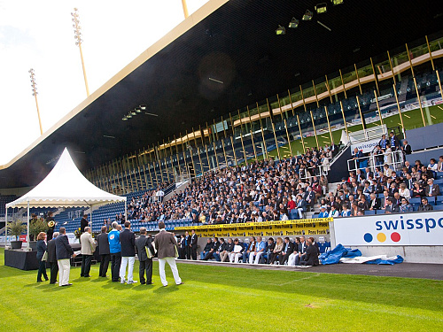 swissporarena - Tribüne