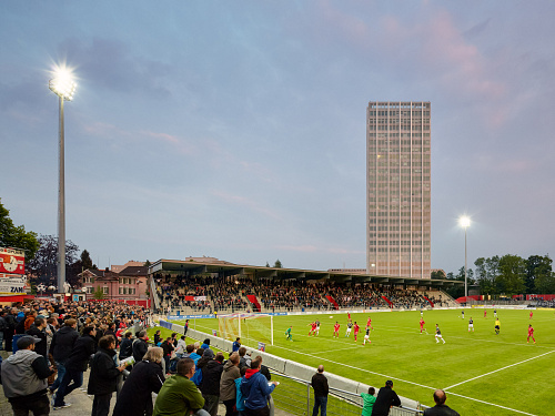 Stadion Schützenwiese - Fussballspiel